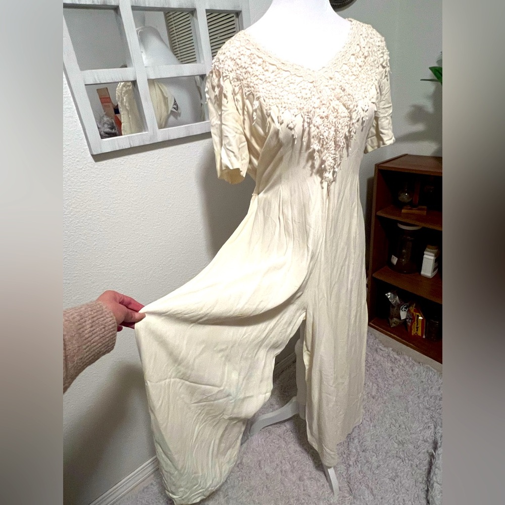 Vintage Wide Leg Jumpesuit